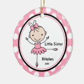 Süße Ballerina-kleine Keramik Ornament (Links)