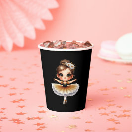 Süße Ballerina Pappbecher