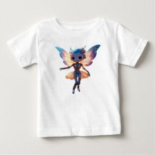 Süße Ballerina tanzender Roboter Pixie Baby T-shirt