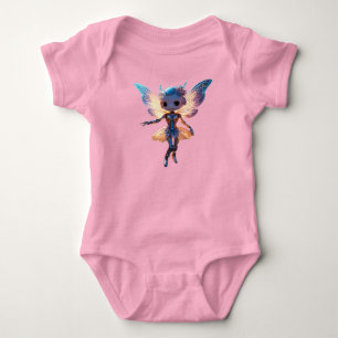 Süße Ballerina Tanzroboter Fee Baby Strampler