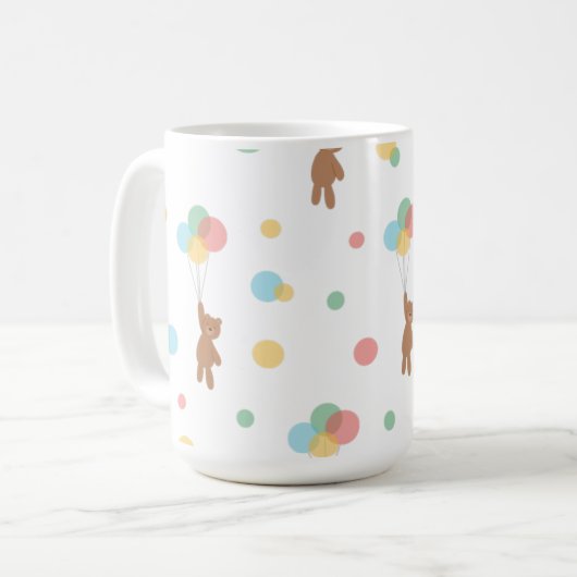 Süße Ballons Kaffeetasse (Vorderseite Links)