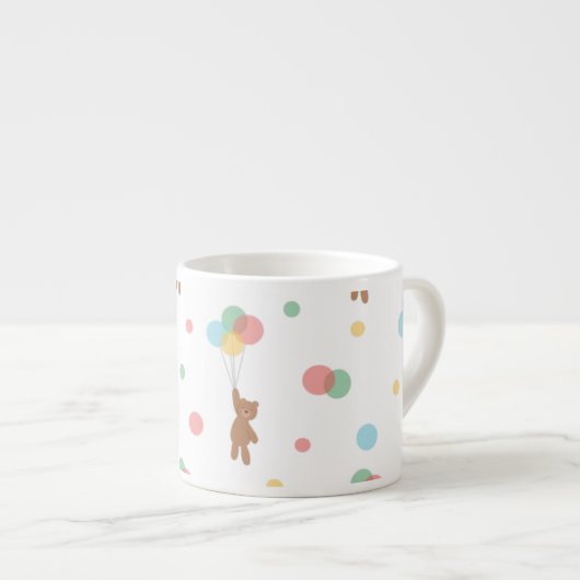 Süße Ballons und Honig Espressotasse (Vorderseite Rechts)