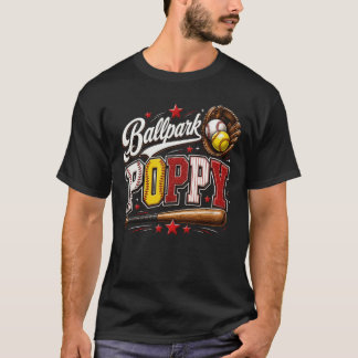 Süße Ballpark-Oma-Softball-Oma-Baseball-Oma  T-Shirt