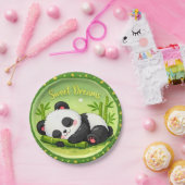 Süße Bambus-Träumchen-Panda-Party-Papierteller Pappteller (Party)
