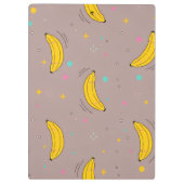Süße Banane All-Over-Druck Klemmbrett (Rückseite)