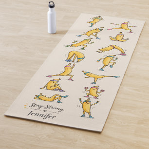 Süße Banane Yoga & Fitness Personalisierte Übung  Yogamatte