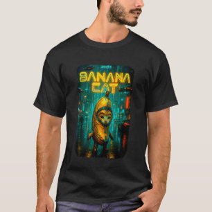 Süße Bananenkatze Glückliche Bananenkatze Meme Kit T-Shirt