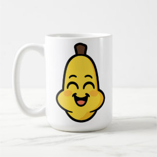 Süße Banini-Banane Kawaii-Charakter-Kunst Kaffeetasse