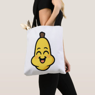 Süße Banini-Banane Kawaii-Charakter-Kunst Tasche