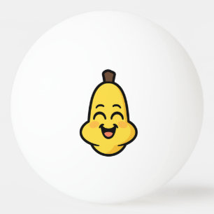 Süße Banini-Banane Kawaii-Charakter-Kunst Tischtennisball