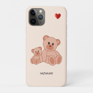 Süße Bären auf hellbeigem Case-Mate iPhone Case