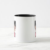 Süße Bären-Mama-Text-Illustration Tasse (Zentrum)