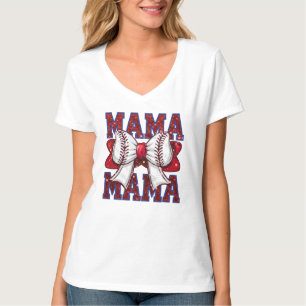 Süße Baseball-Sport-Mama T-Shirt