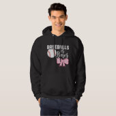 Süße Basebälle oder Schleifen Geschlechtsenthüllun Hoodie (Vorne ganz)