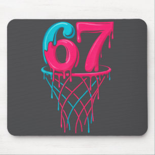 Süße Basketball 67 6 7 Seven Drip Six Gen Alpha Mousepad
