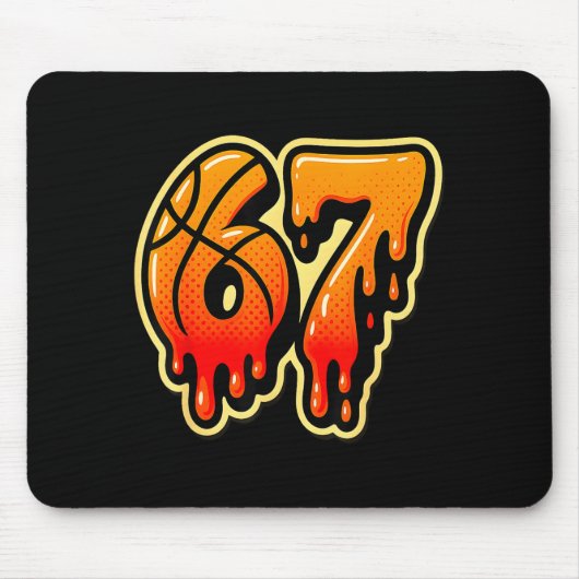 Süße Basketball-Eis-Drip 67 Mousepad (Vorne)