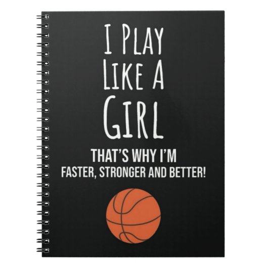 Süße Basketball-Geschenke für Mädchen Weiblich für Notizblock (Vorderseite)