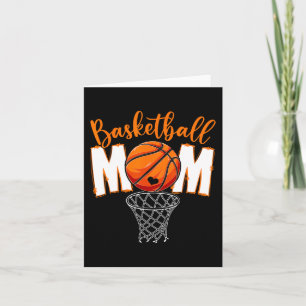 Süße Basketball-Mutter Mama Muttertag vom Sohn Dau Karte