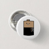 Süße Batterie bleib positiv Button (Vorne & Hinten)