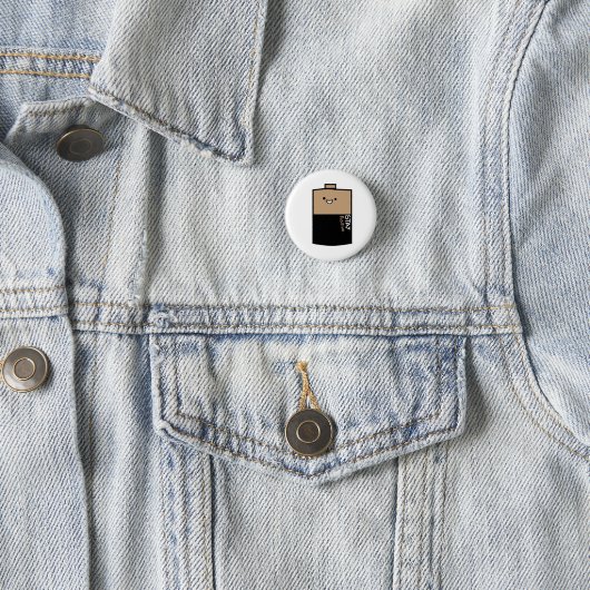 Süße Batterie bleib positiv Button (Beispiel)