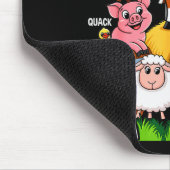 Süße Bauernhoftiere mit Geräuschen Mousepad (Ecke)