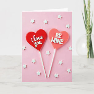 Süße Be Mine Love You Karte