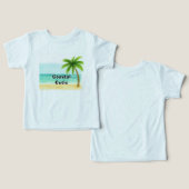 Süsse Beach Baby T - Shirt (Design Vorderseite & Rückseite)