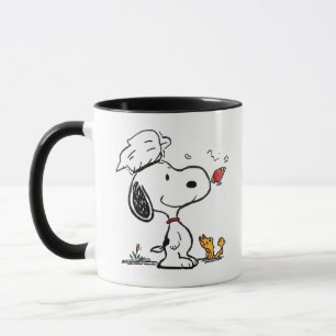 Süße Beagle-Astronauten-Cartoon-Illustration Tasse