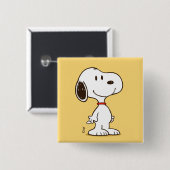Süße Beagle-Cartoon-Figur-Illustration Button (Vorne & Hinten)