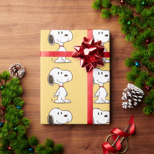 Süße Beagle-Cartoon-Figur-Illustration Geschenkpapier (Feiertagsgeschenk)