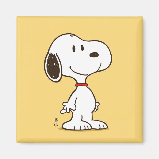 Süße Beagle-Cartoon-Figur-Illustration Magnet (Vorne)