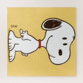 Süße Beagle-Cartoon-Figur-Illustration Puzzle (Horizontal)
