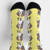 Süße Beagle-Hunderasse Thunder_Cove Socken (Oben)