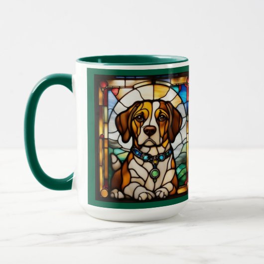 Süße Beagle-Keramik-Kaffeetasse Tasse (Links)