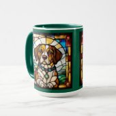 Süße Beagle-Keramik-Kaffeetasse Tasse (Vorderseite Links)