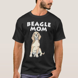 Süße Beagle-Mama Beagle-Hund Beagle-Mütter T-Shirt