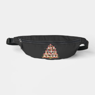 Süße Beagles Weihnachtsbaum Hund Santa Xmas Tee Lu Bauchtasche