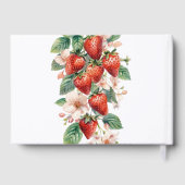 Süße Beeren in Liebe Erdbeer-Brautjungferabschied Gästebuch (Rückseite)