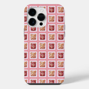 Süße Beerennäharbeiten-Teddybär iPhone 14 Pro Max Hülle