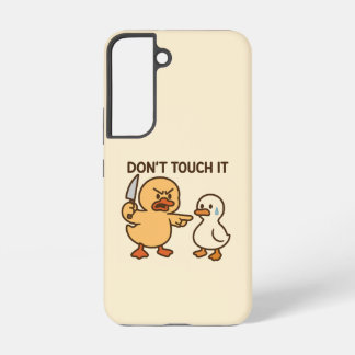 Süße beige Cartoon-Enten-Handyhülle  Samsung Galaxy Hülle