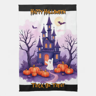 Süße beliebte Halloween-Grusel-Kollektion Geschirrtuch