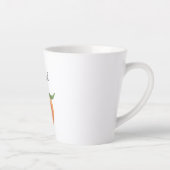 Süße bemalte Pfirsich-Frucht-Illustration Milchtasse (Rechts)