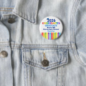 Süße benutzerdefinierte Abschluss-Name-Tag für den Button (Beispiel)