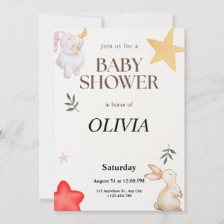 Süße benutzerdefinierte Babyparty-Einladung mit Hä Einladung