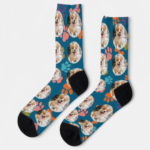 Süße benutzerdefinierte Haustier-Foto-Socken mit f Socken