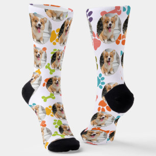 Süße benutzerdefinierte Haustier-Foto-Socken mit f Socken