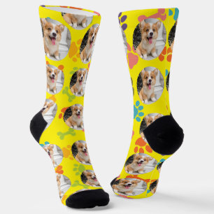Süße benutzerdefinierte Haustier-Foto-Socken mit f Socken
