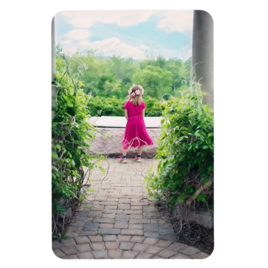 Süße benutzerdefinierte personalisierte Kinderfoto Magnet (Vertikal)