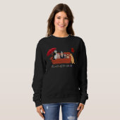 süße Bernedoodle-Bernese-Pug-Mutter-Vater-Hund Sweatshirt (Vorne ganz)