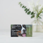 Süße Bernese Visitenkarten Visitenkarte (Stehend Vorderseite)